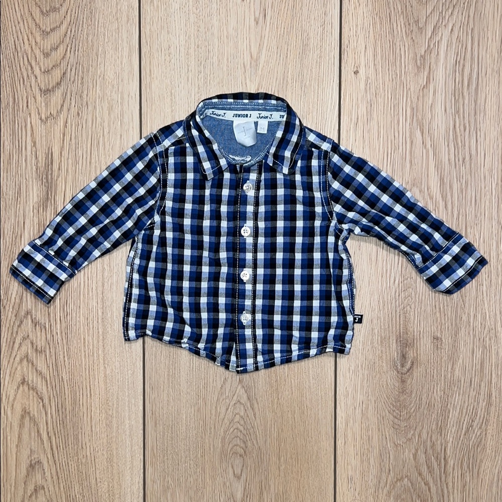 🛍️ 4 for $20 🛍 - Jasper Conran - Junior J. Checkered Button-Down Shirt